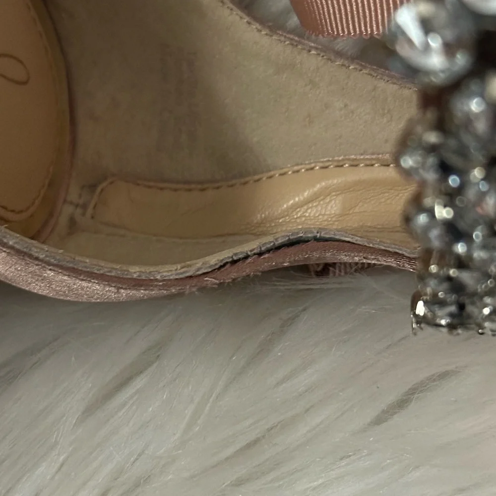 Jewel Badgley Mischka Women’s Debra Satin Dress Heels - Size [8] - Picture 10 of 10